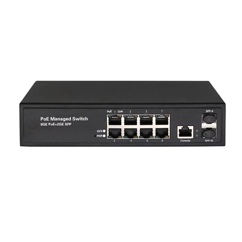Managed Gigabit Poe Switch 8 Port 802.3At - 8-портовый гигабитный управляемый сетевой коммутатор L2
