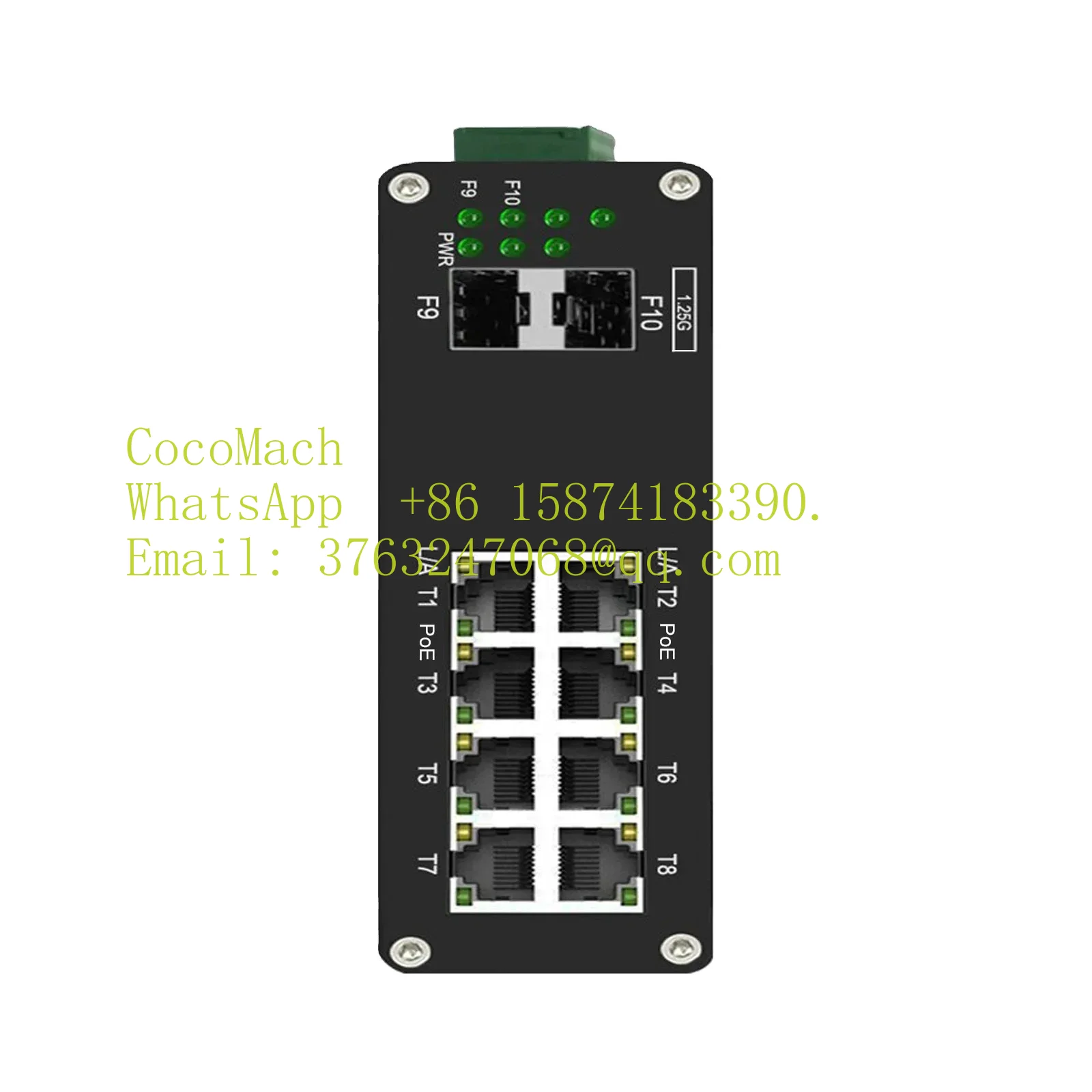 8-портовый управляемый гигабит – обзор и цена Managed Gigabit Poe Switch 8 Port 802.3At